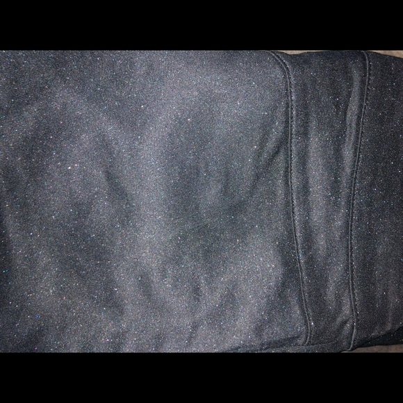 H&M black sparkling skinny pants size 10 - Picture 5 of 5